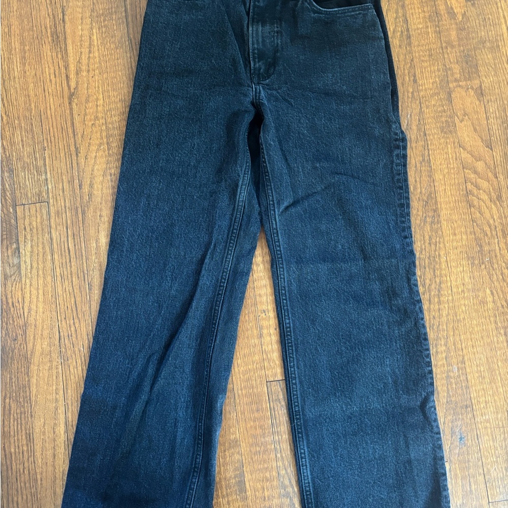 Abercrombie & Fitch the 90s relaxed Jean high rise dark  Denim Jeans
